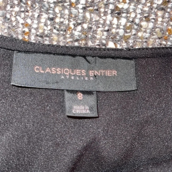 Classique Entiers Tweed Business Professional Skirt Size 8 Nordstrom wool - CC - Picture 4 of 8